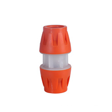 Two microducts connector pipe fittings multi easy installation a pish-fit design plastic straight cable connector
